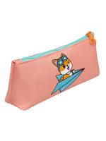 Школьный пенал GRIZZLY PL-33-14/персиковый, 22х9х6