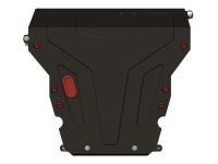 Защита картера и КПП Sheriff на Хендай Соната 5 (4) Тагаз 1999-2011, модель №1, сталь 2мм, арт:10.0227 V1 Защита картера и КПП Sheriff на Хендай Соната 5 (4) Тагаз 1999-2011, модель №1, сталь 2мм, арт:10.0227 V1