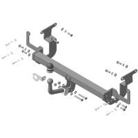 Фаркоп Motodor на Тойота ПроЭйс 2016-2022, арт:91602-A-7