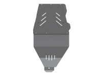 Защита КПП и РК Sheriff на Ниссан Патфайндер 2005-2010, модель №5, алюминий 5мм, арт:15.1697