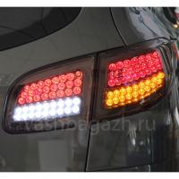 Задние фонари Хендай Санта Фе 2006-2010 модель №3, комплект: Л+П, тонированные, арт:MF-TL-000303