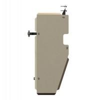 Защита бензобака Sheriff на Ниссан Навара 2005-2015, модель №6, алюминий 5мм, арт:15.1643