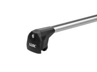 Багажник на интегрированные рейлинги LUX Скаут с серебристыми дугами 110 см Багажник на интегрированные рейлинги LUX Скаут с серебристыми дугами 110 см