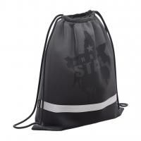 Мешок для обуви с боковым карманом ErichKrause Urban Star 50x41 см черный, арт:ERK.57054