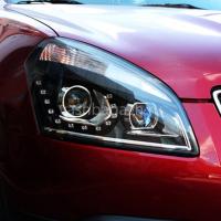 Передние фары Ниссан Кашкай 2006-2010 модель №2, комплект:Л+П, бифокальная линза, ДХО, арт:MF-HL-000342