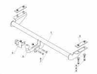 Фаркоп AvtoS на Лада Веста седан 2015-, арт:VAZ-65
