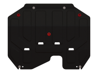 Защита картера и КПП Sheriff на Киа Спортейдж 3 2010-2016, модель №1, сталь 2мм, арт:11.1780 V1