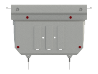 Защита картера и КПП Sheriff для Мазда 3 BP 2019-2024, модель №2, алюминий 3мм, арт:12.4320-1