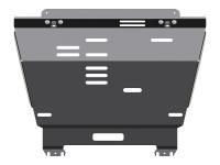 Защита картера и КПП Sheriff на Джили Атлас 2018-2024, модель №19, сталь 2,5мм, арт:28.4406