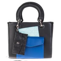 Сумка дамская OrsOro D-129 синий - голубой, 25х19х12