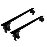 Багажник на крышу ED черные крыловидные дуги 1,25м на Шкода Октавия А5 лифтбек/хэтчбек 2004-2012, арт:ED-3210