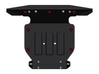 Защита картера Sheriff для Фольксваген Туарег 2014-2018, модель №1, сталь 3мм, арт:26.3611