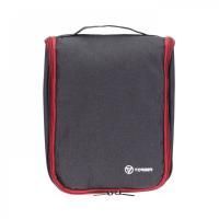 Несессер Torber T010-BRD черный/бордовый 27х22х11 см