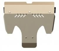 Защита картера Sheriff для Субару Трибека 2005-2014, модель №2, алюминий 5мм, арт:22.0785