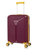 Чемодан маленький L'Case Seoul (S) бордовый, 55.5х40х21.5, арт:Ch0861