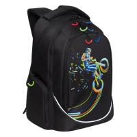 Рюкзак GRIZZLY RU-335-1 черный, 28х44х23