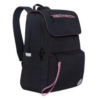 Рюкзак GRIZZLY RXL-325-2 черный-розовый, 33х39х14 Рюкзак GRIZZLY RXL-325-2 черный-розовый, 33х39х14