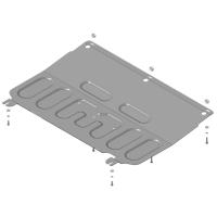 Защита картера и КПП Motodor для Каи Е5 2023-2024, сталь 2мм, арт:MO.79008