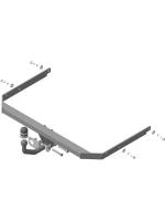 Фаркоп Motodor на Форд Фокус седан 2004-2007, арт:90701-A