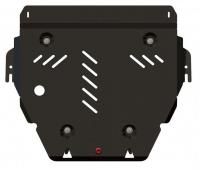 Защита картера и КПП Sheriff для Мини One Кантримен 2010-2022, модель №1, сталь 2,5мм, арт:04.2050