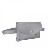 Сумка поясная OrsOro OPS-0150 серебро, 17х12х3