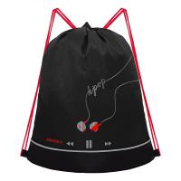 Мешок для обуви GRIZZLY OM-31-8 черный-красный, 38х50х11