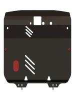 Защита картера и КПП Sheriff на Хендай Санта Фе 2006-2012, модель №3, сталь 2мм, арт:10.0900 Защита картера и КПП Sheriff на Хендай Санта Фе 2006-2012, модель №3, сталь 2мм, арт:10.0900