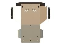 Защита картера Sheriff для Тойота Ленд Крузер 100 1998-2002, алюминий 5мм, арт:24.2250