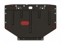 Защита картера Sheriff для Шкода Суперб 2002-2008, модель №1, сталь 2мм, арт:21.1527