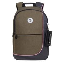 Рюкзак GRIZZLY RD-345-2 хаки-черный, 27х40х15