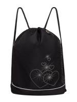 Мешок для обуви GRIZZLY OM-52-115, черный, 38х40х11