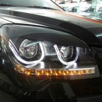 Передние фары Киа Спортейдж 2008-2010 модель №2, комплект:Л+П, бифокальная линза, ДХО, арт:MF-HL-000296 Передние фары Киа Спортейдж 2008-2010 модель №2, комплект:Л+П, бифокальная линза, ДХО, арт:MF-HL-000296