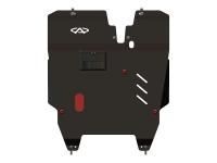 Защита картера и КПП Sheriff для Чери Фора 2006-2011, модель №1, сталь 2мм, арт:28.1070