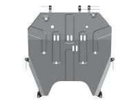 Защита картера и КПП Sheriff для Мицубиси Эклипс Кросс 2018-2024, модель №2, алюминий 4мм, арт:14.3575