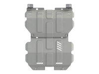 Защита картера и радиатора Sheriff для Мицубиси Л200 Triton 2015-2024, модель №12, алюминий 6мм, арт:14.4093-2