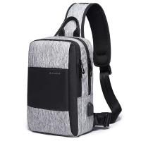 Сумка через плечо Bange BG77107 серая, 19х30х8