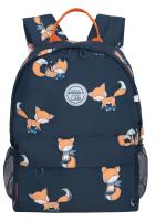 Детский рюкзак GRIZZLY RK-478-7, лисички, 21х29х8