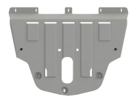 Защита картера и КПП Sheriff на Джип Ренегат 2014-2024, модель №2, алюминиевый сплав 4мм, арт:04.3949