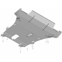 Защита переднего бампера, картера и КПП Motodor для Рено Дастер 2015-2020, сталь 3мм, арт:MO.11701