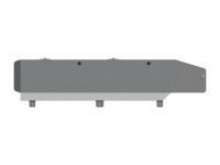 Защита топливных трубок Sheriff на Рено Дастер 2015-2020, модель №12, алюминий 4мм, арт:18.3101