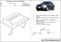Защита АКПП Sheriff для Инфинити ФХ 35 2003-2008, модель №3, сталь 2,5мм, арт:15.1042 Защита АКПП Sheriff для Инфинити ФХ 35 2003-2008, модель №3, сталь 2,5мм, арт:15.1042