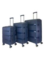 Комплект чемоданов MIRONPAN 11195 (S, M, L) темно-синий, 3шт., арт:Ch1199