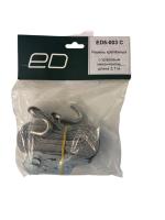 Ремень крепежный ED, с храповым механизмом, с крючками, длина 370 см, арт:ED5-003C Ремень крепежный ED, с храповым механизмом, с крючками, длина 370 см, арт:ED5-003C