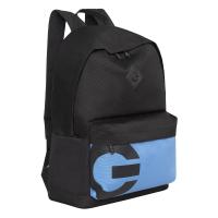 Рюкзак GRIZZLY RQL-317-3 черный-синий, 30х44х15