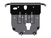 Защита картера и КПП Sheriff для Киа Рио Х-Лайн 2017-2021, модель №1, сталь 2мм, арт:11.4965-2