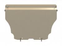 Защита картера Sheriff на Ауди Q5 2008-2017, модель №1, алюминий 5мм, арт:02.1558