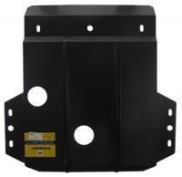 Защита картера и КПП Motodor для Киа Карнивал 1998-2006, сталь 2мм, арт:MO.01009