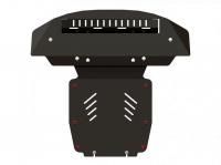 Защита картера Sheriff на Ауди Q7 2006-2015, модель №7, сталь 2,5мм, арт:02.1020