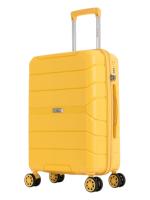 Чемодан маленький L'Case SINGAPORE (S) желтый, 57.5х40х23, арт:Ch0843