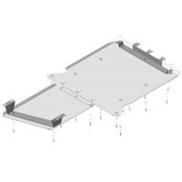 Защита картера и КПП Motodor на Ягуар F-Pace 2016-2024, алюминий 5мм, арт:MO.35803